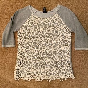 Rue21 3/4 Sleeve Top